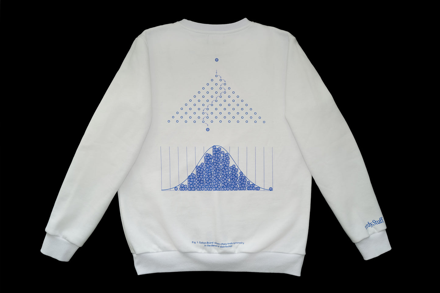 Normal Distribution and the Galton Board Sweatshirt | Geek Gift | Nerd Gift | Math Clothing | STEM Apparel
