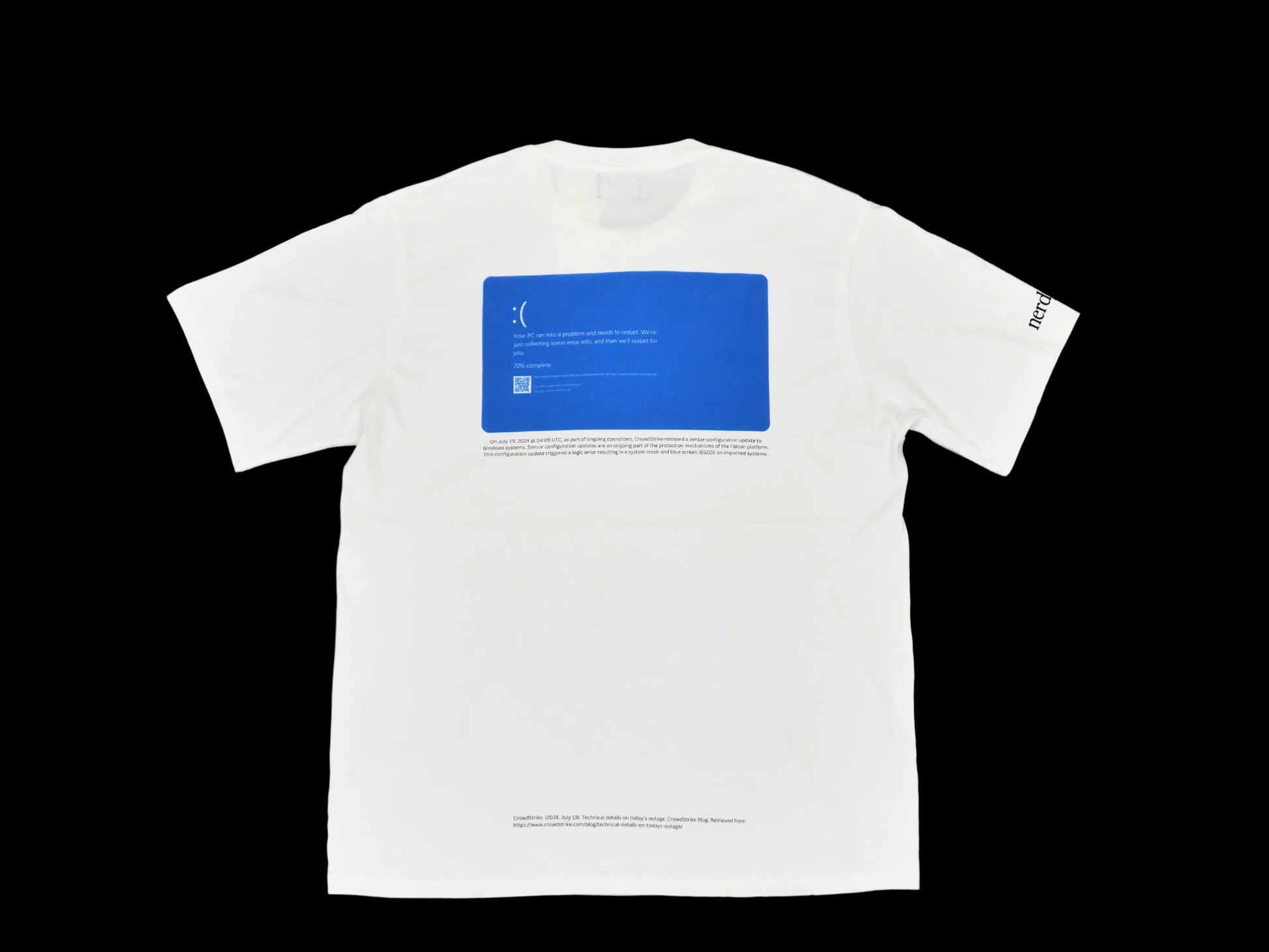 #BlueScreenError T-Shirt | Geeky Gift | Tech Clothing