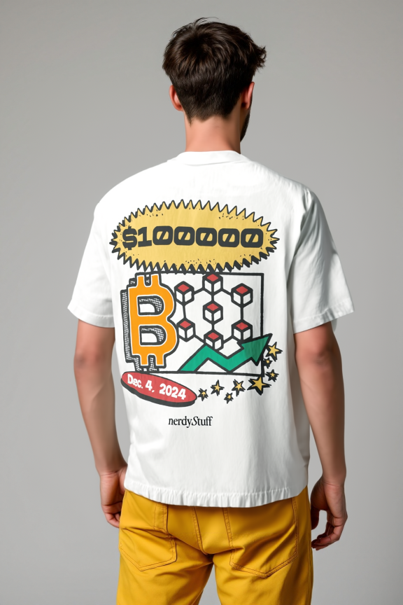 #bitcoin100k T-Shirt | Tech Clothing | History Lover Gift | Crypto Tee | Bitcoin Tee